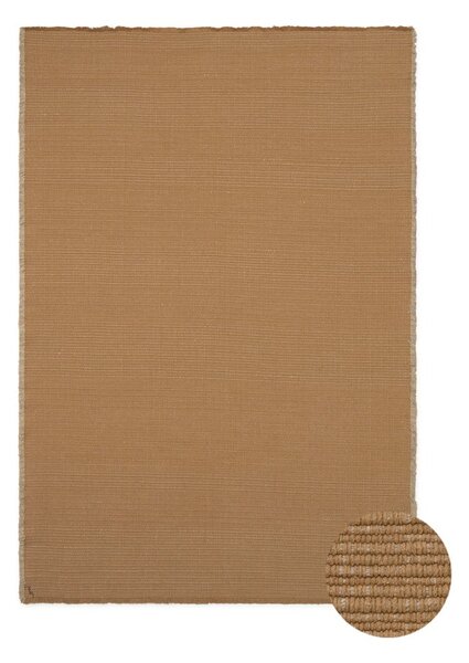 Oker rumena ročno tkana bombažna preproga 140x200 cm Handloom – Lorena Canals