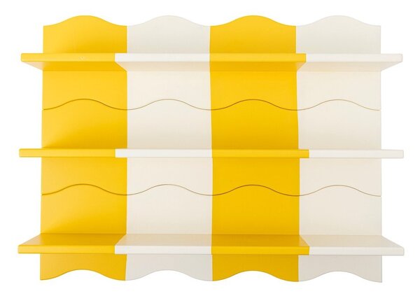 Rumeno-bela otroška polica 80 cm Bubbi – Bloomingville Mini