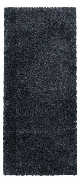 Antracitno siv tekač 80x250 cm Fluffy – Ayyildiz Carpets