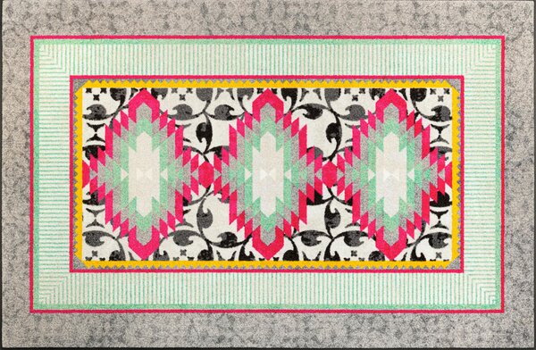 PREDPRAŽNIK Tribal Pop 115/175 cm potiskano večbarvno