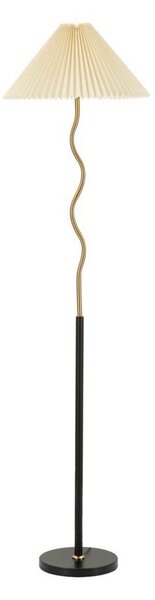Stoječa svetilka v črni in zlati barvi (višina 172 cm) Closy – Mauro Ferretti