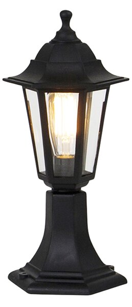 Klasična zunanja talna svetilka črna 42,2 cm IP44 - New Haven
