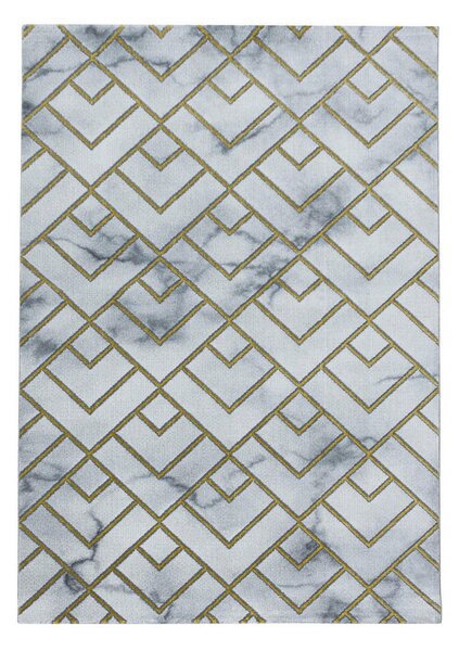 TKANA PREPROGA Naxos 3813 gold 140/200 cm tkano zlate barve