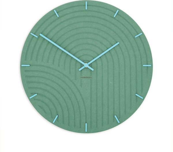 Stenska ura Luxhora Arcadia Mint Green 9 barv kazalcev