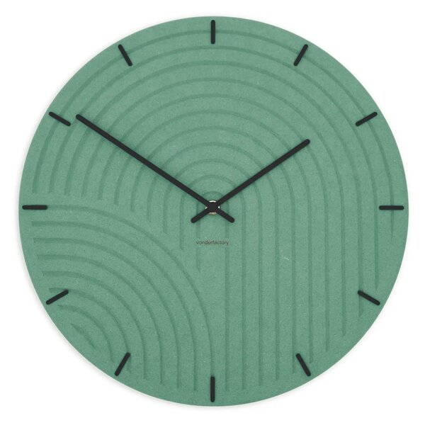 Stenska ura Luxhora Arcadia Mint Green 9 barv kazalcev