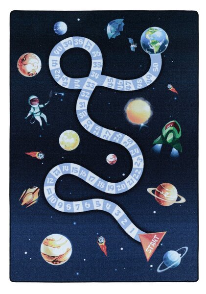 Temno modra otroška preproga 140x200 cm Play Space – Ayyildiz Carpets