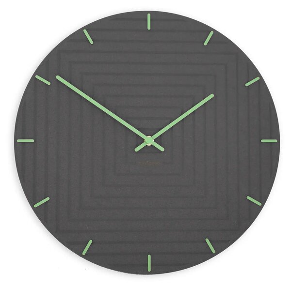 Stenska ura Luxhora Arcantra Black 9 barv kazalcev