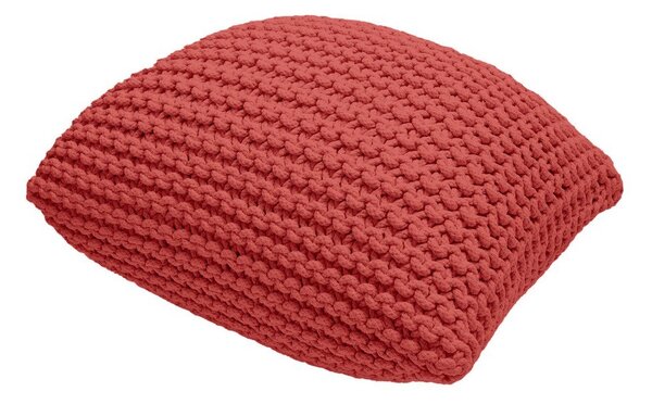 Rdeč pleten tabure Knit – Bonami Essentials