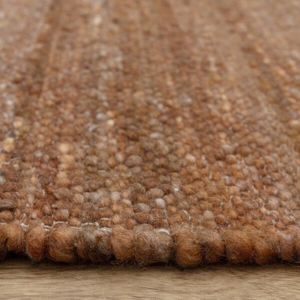 Obojestranska ročno tkana preproga iz mešanice volne v barvi terakote 160x230 cm Birkdale Rust – Asiatic Carpets