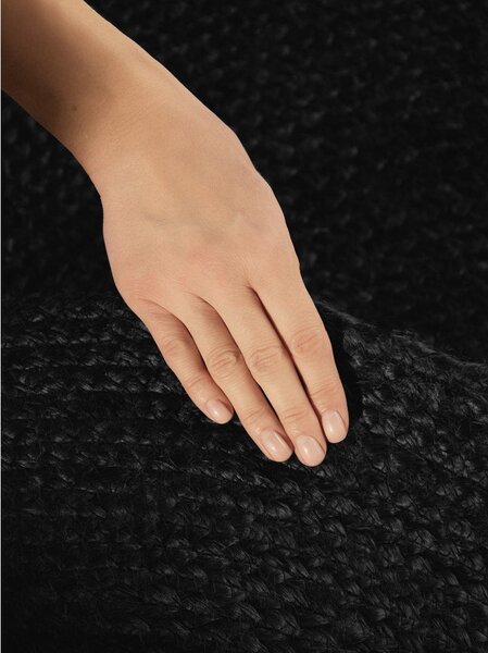 Črna obojestranska ročno tkana preproga iz jute 160x230 cm Braided – Hanse Home