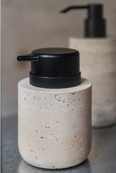 Bež kamnit dozirnik za milo 250 ml Travertine – Mette Ditmer Denmark