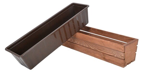 Leseno cvetlično korito 61 cm Modern – Rojaplast