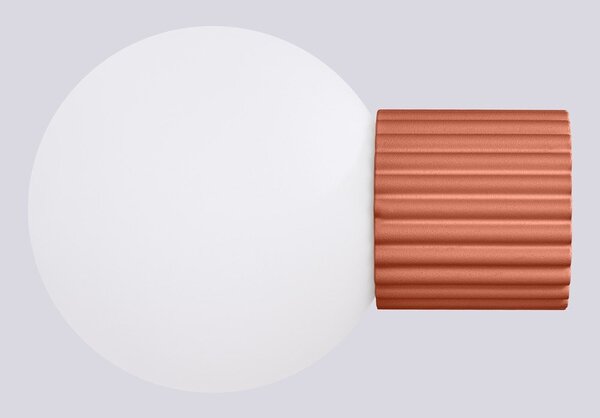 Oranžna stenska svetilka ø 12 cm Orbital – Sollux