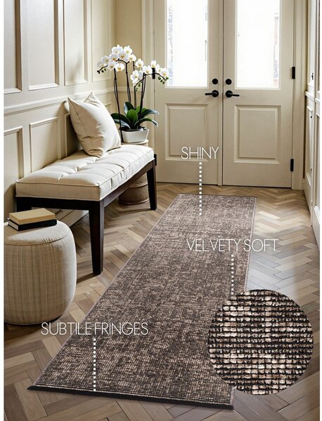 Bež tekač 80x250 cm Prisma – Elle Decoration