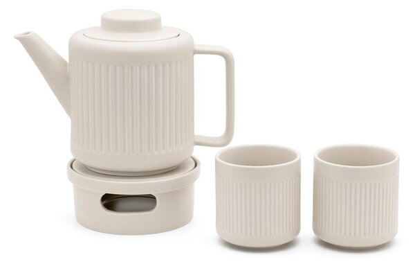 Bel porcelanast čajnik s cedilom 1,2 l Skagen – Bredemeijer