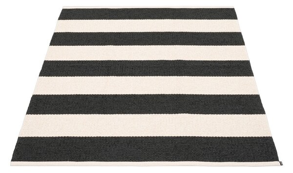 Črno-bela notranja in zunanja preproga 140x180 cm Bob Black Vanilla – Pappelina