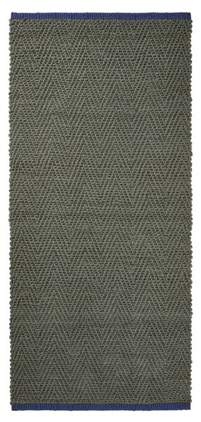 Temno zelen tekač iz jute 70x150 cm Notes – Mette Ditmer Denmark