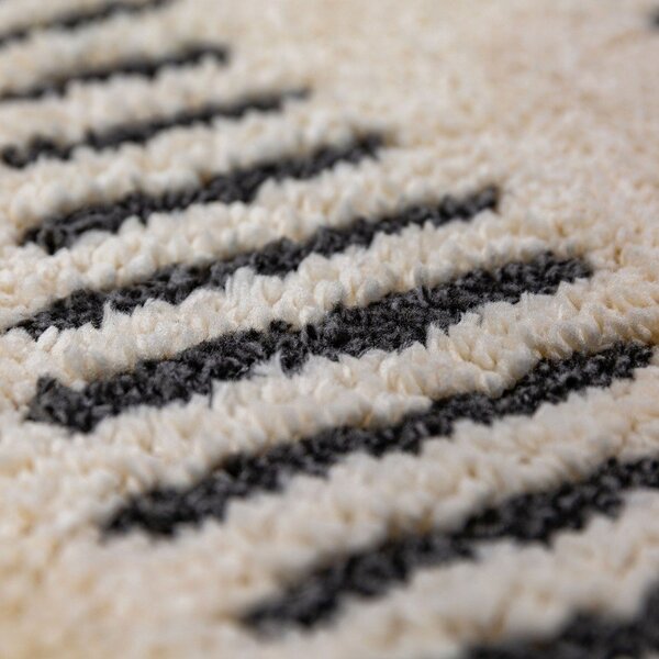 Kremno bela preproga 200x290 cm Knot – Flair Rugs