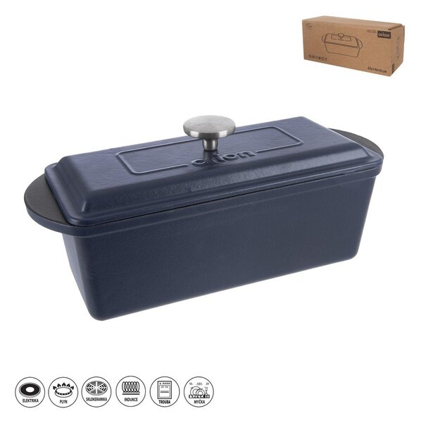 Pekač za kruh iz litega železa 35x14 cm Litina – Orion