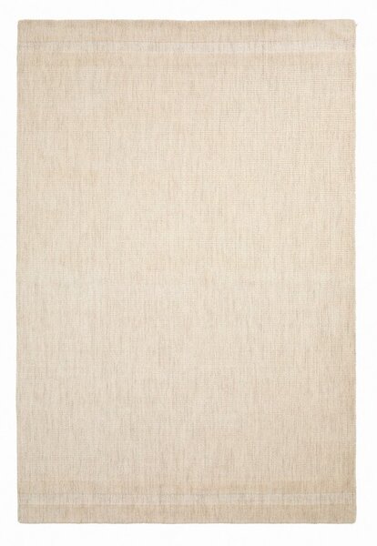 Kremno bela ročno tkana volnena preproga 160x230 cm Dalena – Kave Home