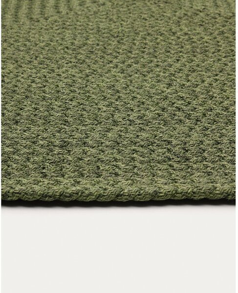 Zelena notranja in zunanja preproga iz recikliranih vlaken 160x230 cm Despas – Kave Home