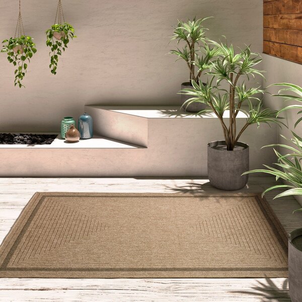 Notranja in zunanja preproga v naravni barvi 80x150 cm Acra – Universal