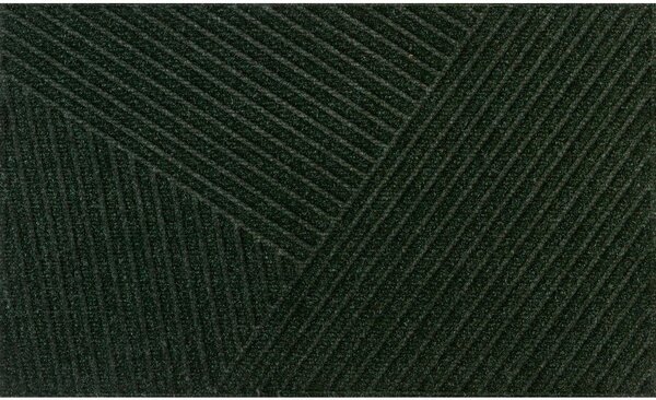 PREDPRAŽNIK Stripes midnight green 45/75 cm potiskano zelena