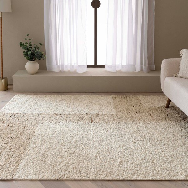 Bež obojestranska ročno tkana volnena preproga 120x170 cm Napa Tumbla – Asiatic Carpets