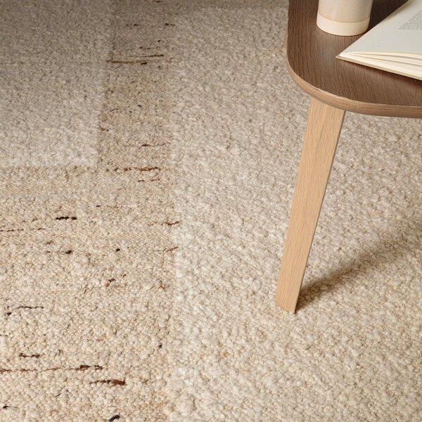 Bež obojestranska ročno tkana volnena preproga 120x170 cm Napa Tumbla – Asiatic Carpets