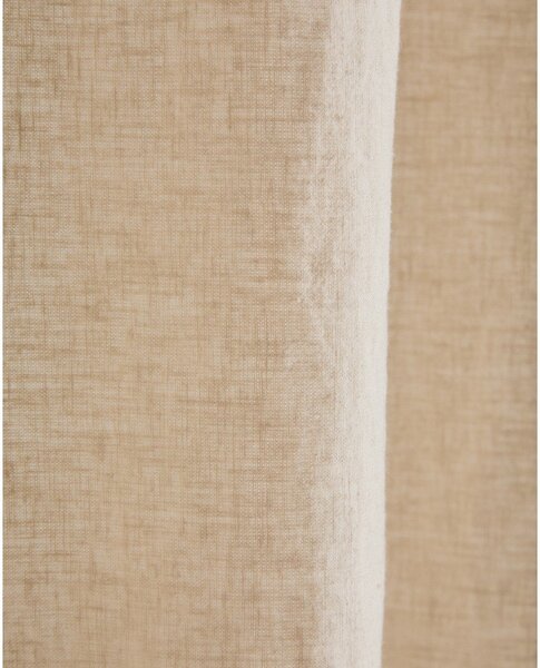 Bež bombažna zavesa 140x270 cm Nolira – Kave Home