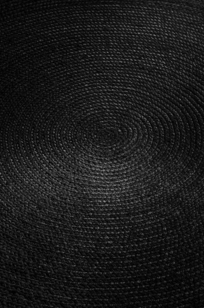 Črna obojestranska/ročno tkana okrogla preproga iz jute ø 200 cm Braided – Hanse Home