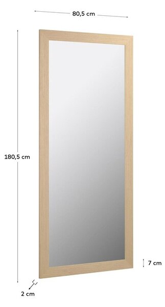 Stensko ogledalo 80,5x180,5 cm Yvaine – Kave Home