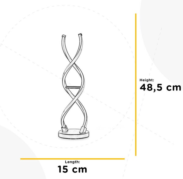 NAMIZNA LED-SVETILKA 5097 DNA 15/15/48.5 cm