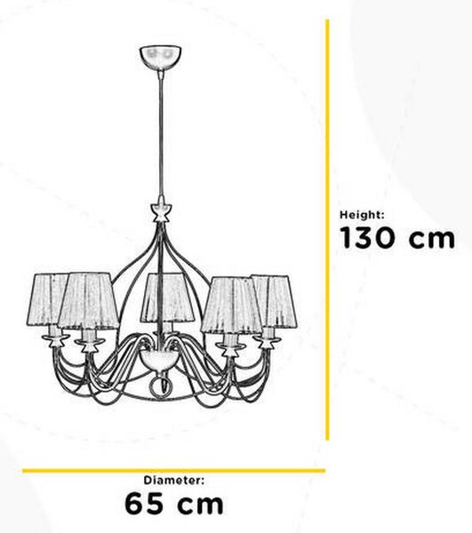 LESTENEC 65/65/130 cm E14