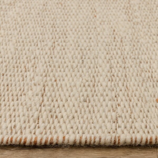 Kremno bela/v barvi terakote ročno tkana volnena preproga 120x170 cm Lima Rust – Asiatic Carpets