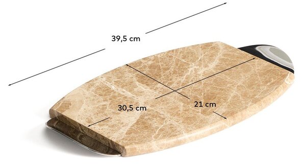 Servirna marmorna deska 39,5 x 21 cm Adoma – Kave Home