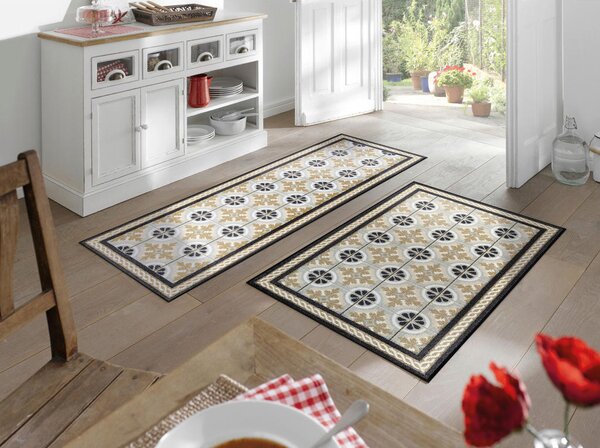 KUHINJSKI TEKAČ Kitchen Tiles 60/180 cm potiskano večbarvno