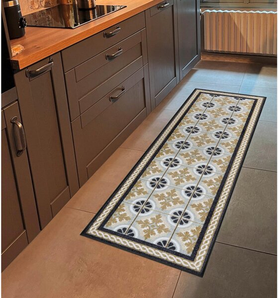 KUHINJSKI TEKAČ Kitchen Tiles 60/180 cm potiskano večbarvno