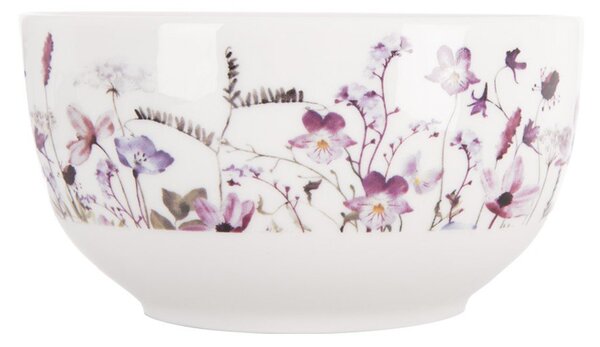 Bela/vijolična porcelanasta skledica za juho 500 ml Louka – Orion