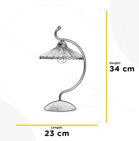 NAMIZNA SVETILKA 4623 ODINO 23/34 cm