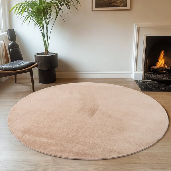 Bež okrogla preproga ø 120 cm Joy 1400 – Ayyildiz Carpets