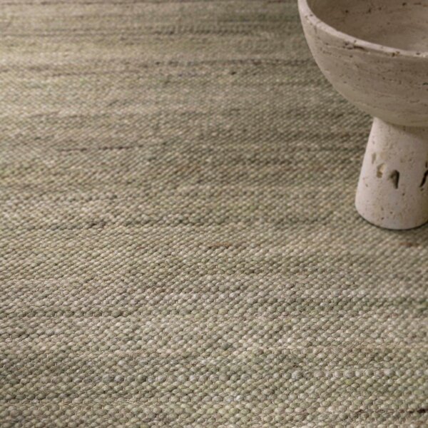 Kaki zelena obojestranska ročno tkana preproga iz mešanice volne 120x170 cm Birkdale Pistachio – Asiatic Carpets