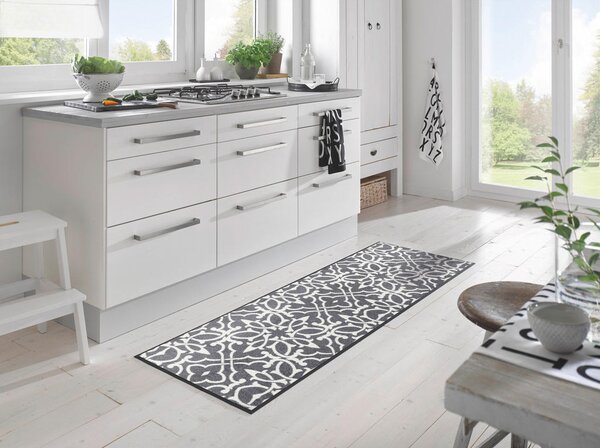 KUHINJSKI TEKAČ Decorada 60/180 cm potiskano siva