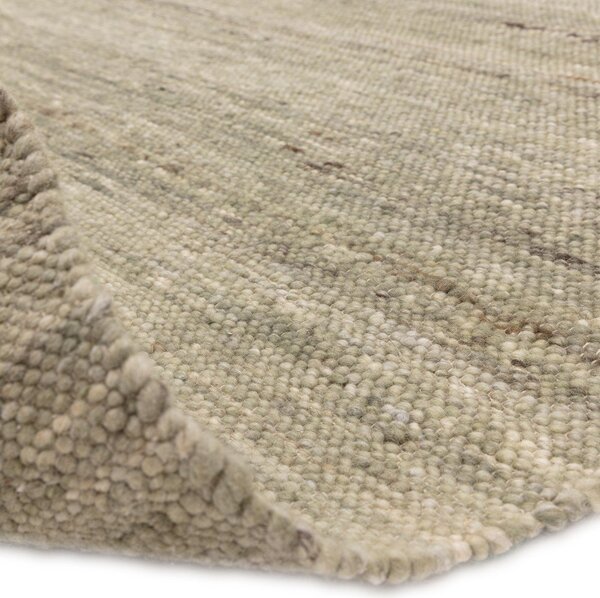 Kaki zelena obojestranska ročno tkana preproga iz mešanice volne 120x170 cm Birkdale Pistachio – Asiatic Carpets