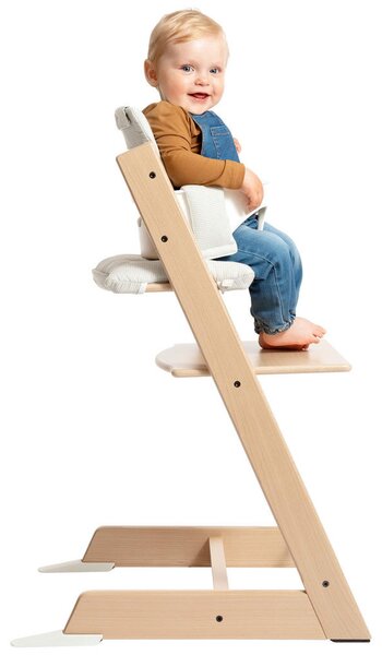 STOLČEK ZA HRANJENJE Tripp Trapp 46/79/49 cm sivobež, sivobela