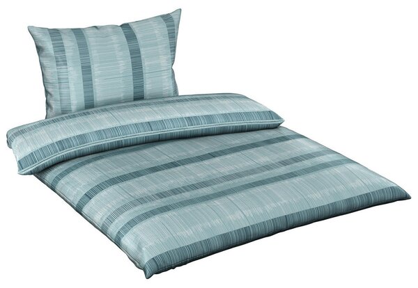 POSTELJNINA DALIA 200/200 cm saten modra