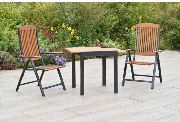 Gardenson Vrtni Set Athos, 3-Delni, Raztegljiva Miza