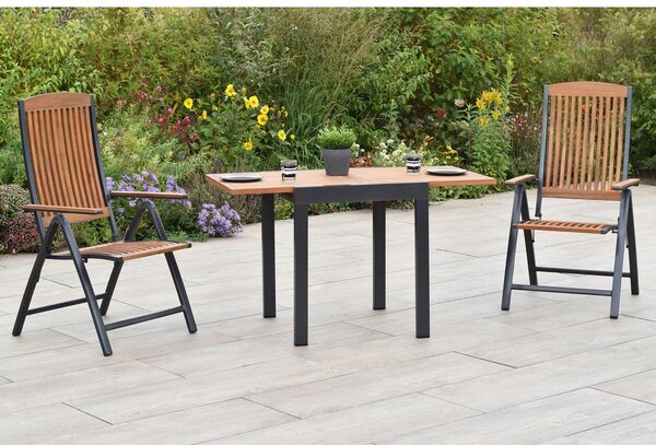 Gardenson Vrtni Set Athos, 3-Delni, Raztegljiva Miza