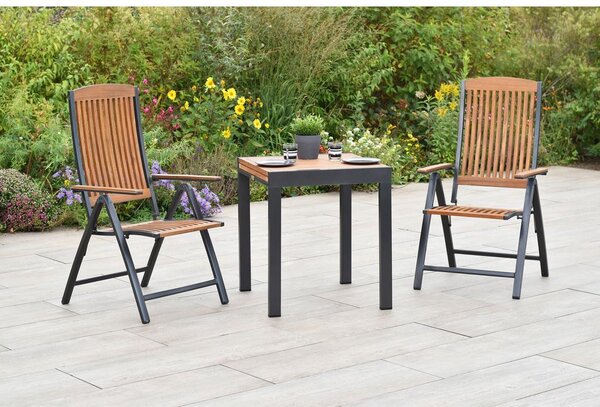 Gardenson Vrtni Set Athos, 3-Delni, Raztegljiva Miza