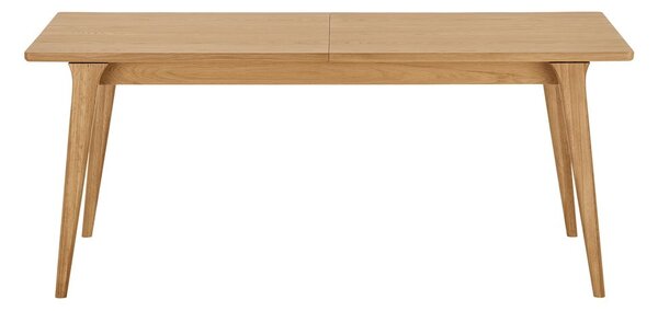 Raztegljiva jedilna miza z dodatno ploščo v hrastovem dekorju 90x180 cm Darwin – House Nordic